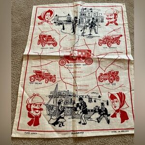 Vintage Irish Linen Kitchen Towel